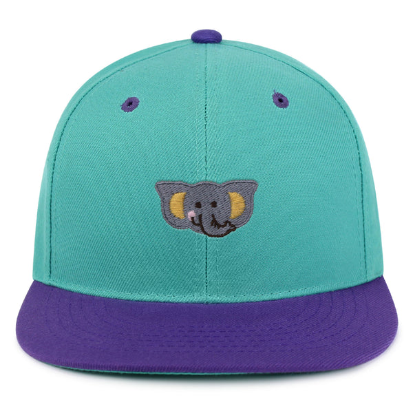 Elephant Snapback Hat Embroidered Hip-Hop Baseball Cap Zoo