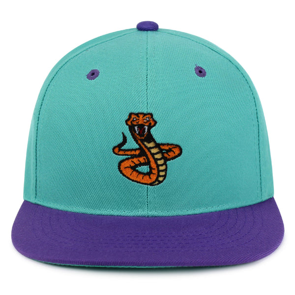 Rattlesnake Snapback Hat Embroidered Hip-Hop Baseball Cap Snake