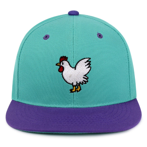 Chicken Snapback Hat Embroidered Hip-Hop Baseball Cap Chick Fried