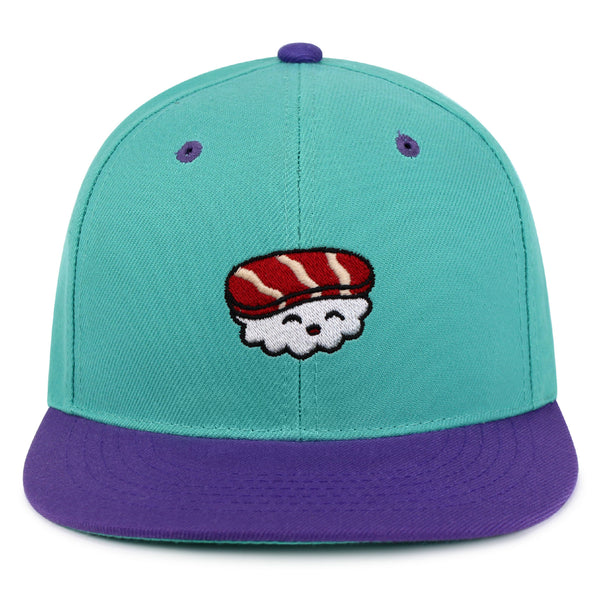 Sushi Snapback Hat Embroidered Hip-Hop Baseball Cap Sashimi Japanese