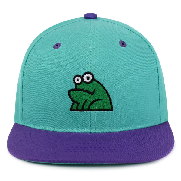 Frog Snapback Hat Embroidered Hip-Hop Baseball Cap Funny