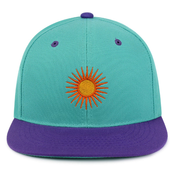 Sun Snapback Hat Embroidered Hip-Hop Baseball Cap Sunny Summer