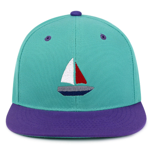 Cute Boat Snapback Hat Embroidered Hip-Hop Baseball Cap Sailor Ocean