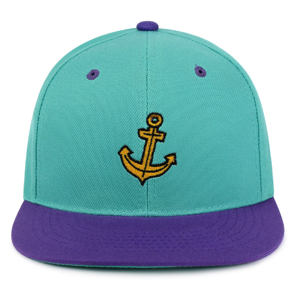 Anchor Snapback Hat Embroidered Hip-Hop Baseball Cap Boat Pirate