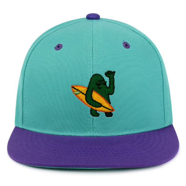 Hola Snapback Hat Embroidered Hip-Hop Baseball Cap Surfing Green