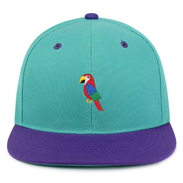 Parrot Snapback Hat Embroidered Hip-Hop Baseball Cap Bird Animal