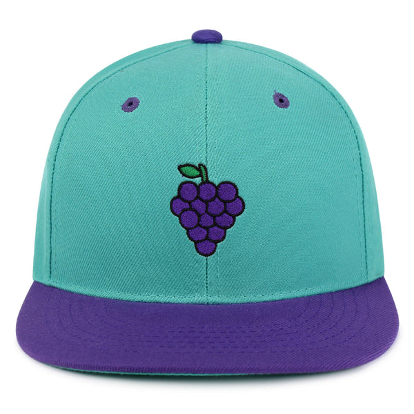 Grapes  Snapback Hat Embroidered Hip-Hop Baseball Cap Fruit