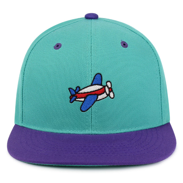 Prop Plane Snapback Hat Embroidered Hip-Hop Baseball Cap Cute