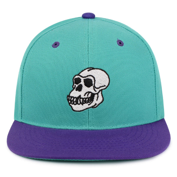 Gorilla Skull Snapback Hat Embroidered Hip-Hop Baseball Cap Skelton