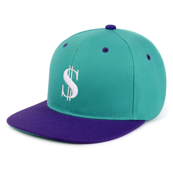 Dollar Sign Snapback Hat Embroidered Hip-Hop Baseball Cap Money Cash