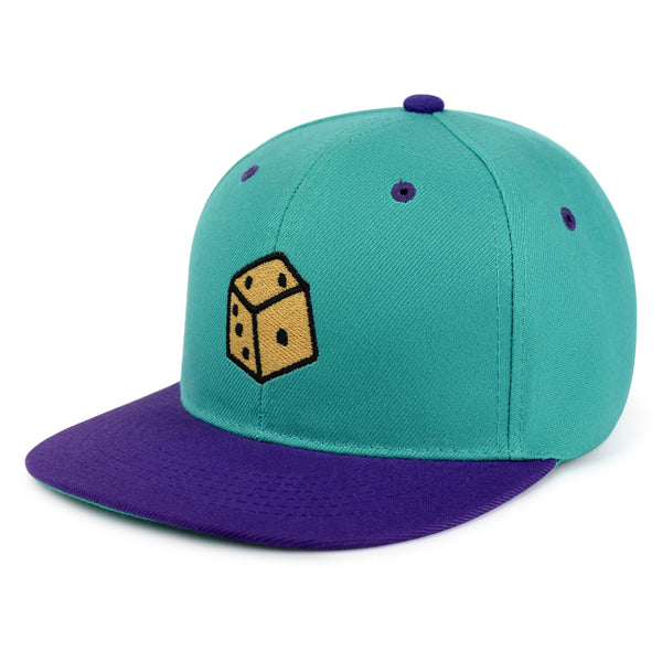 Dice Snapback Hat Embroidered Hip-Hop Baseball Cap Cute Board Game