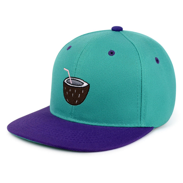 Coconut Snapback Hat Embroidered Hip-Hop Baseball Cap Juice Tree