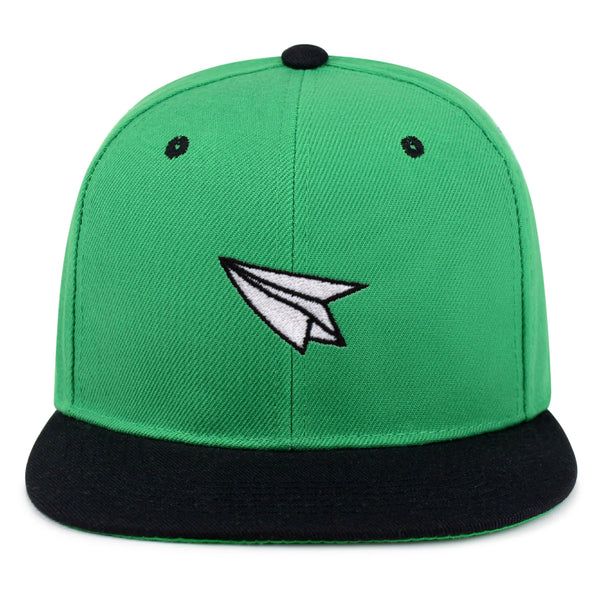 Paper Airplane Snapback Hat Embroidered Hip-Hop Baseball Cap Plane Sky