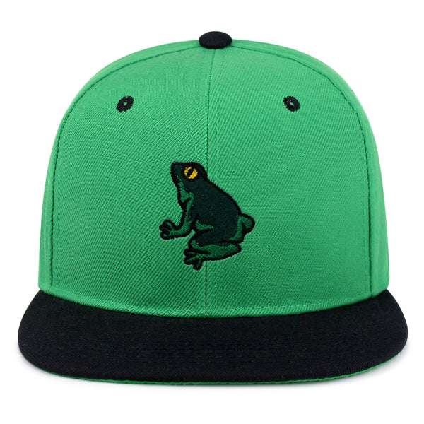 Frog Snapback Hat Embroidered Hip-Hop Baseball Cap Pond