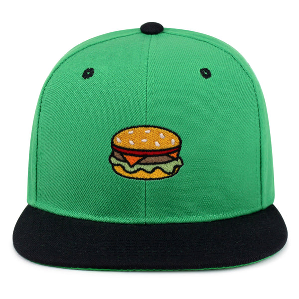 Hamburger Snapback Hat Embroidered Hip-Hop Baseball Cap Fast Food