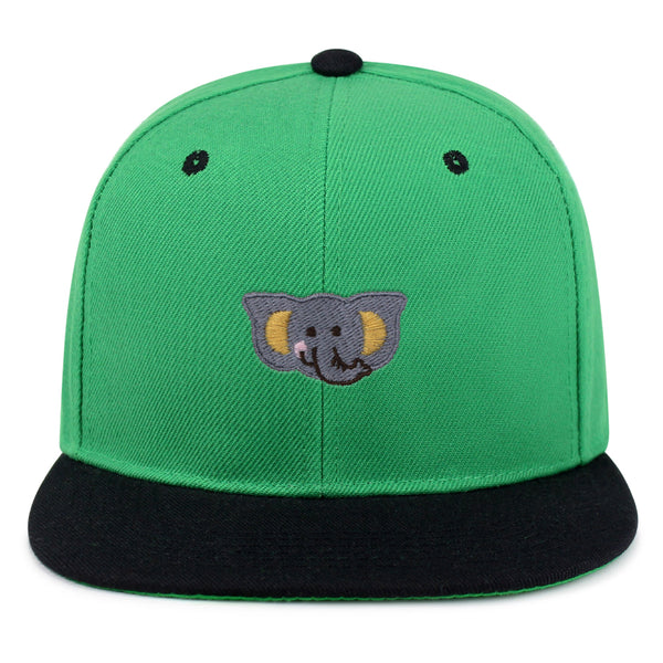 Elephant Snapback Hat Embroidered Hip-Hop Baseball Cap Zoo