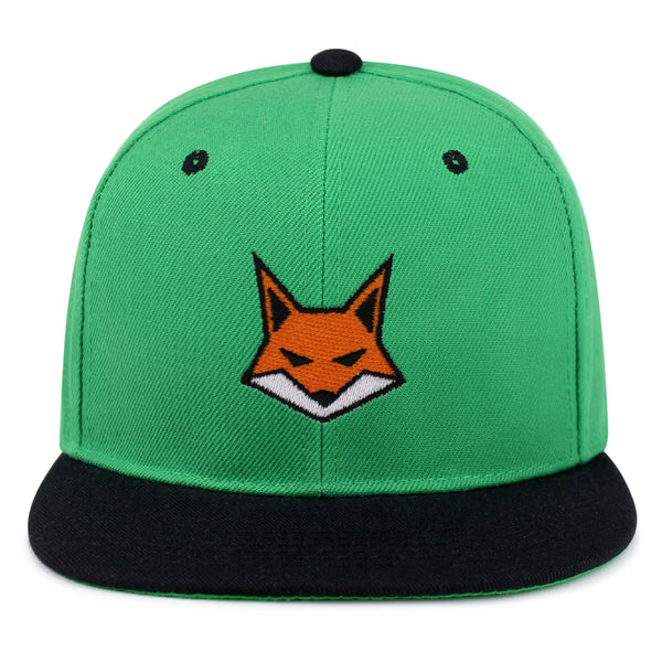 Fox Face Snapback Hat Embroidered Hip-Hop Baseball Cap Wild Animal