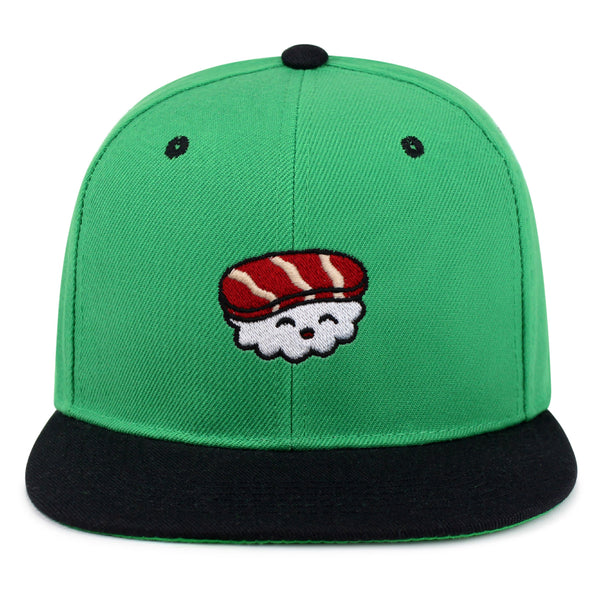 Sushi Snapback Hat Embroidered Hip-Hop Baseball Cap Sashimi Japanese