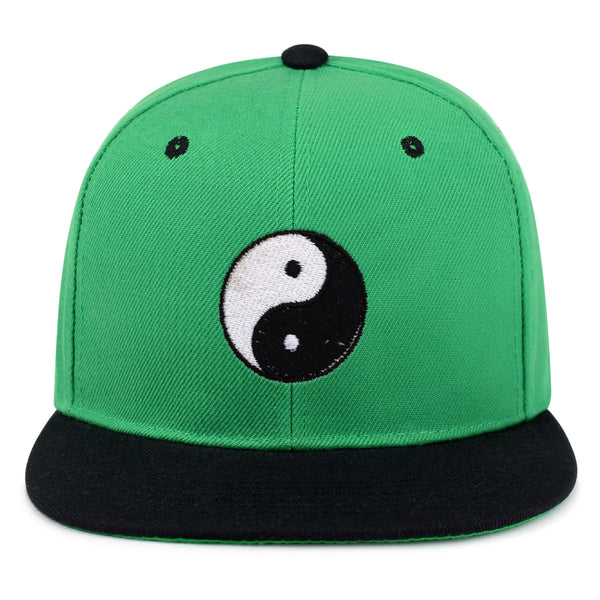 Ying Yang Snapback Hat Embroidered Hip-Hop Baseball Cap Asian Meditation