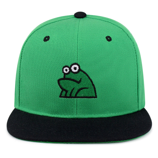 Frog Snapback Hat Embroidered Hip-Hop Baseball Cap Funny