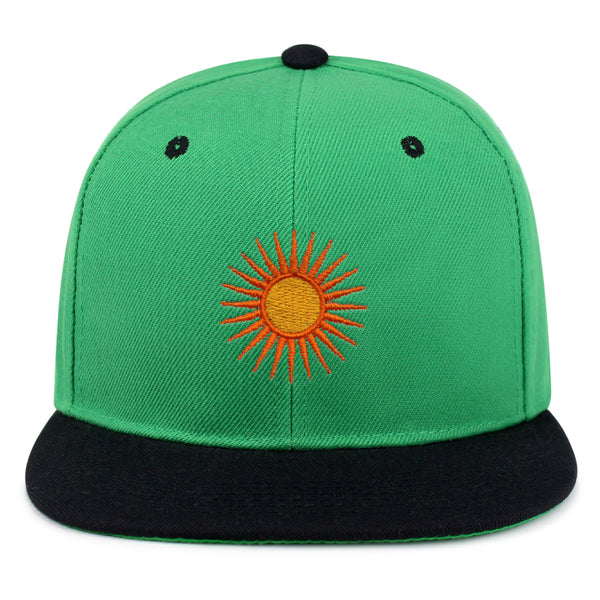 Sun Snapback Hat Embroidered Hip-Hop Baseball Cap Sunny Summer