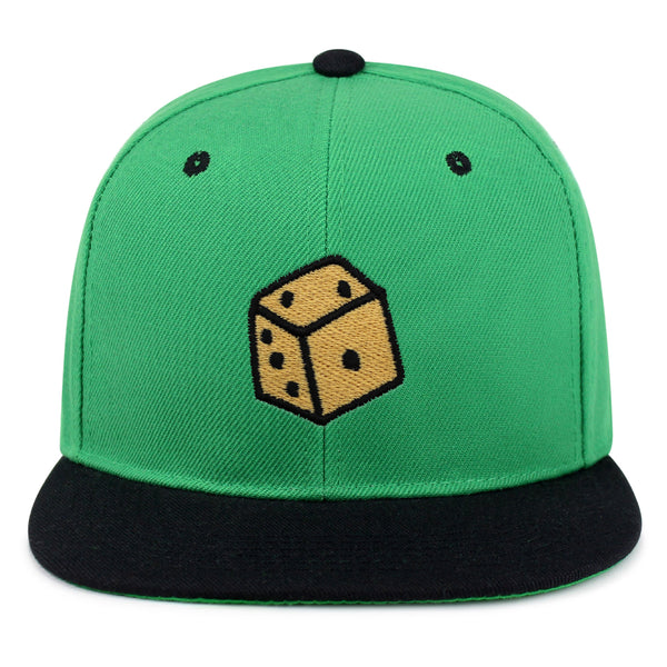 Dice Snapback Hat Embroidered Hip-Hop Baseball Cap Cute Board Game