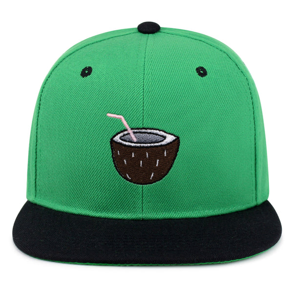 Coconut Snapback Hat Embroidered Hip-Hop Baseball Cap Juice Tree