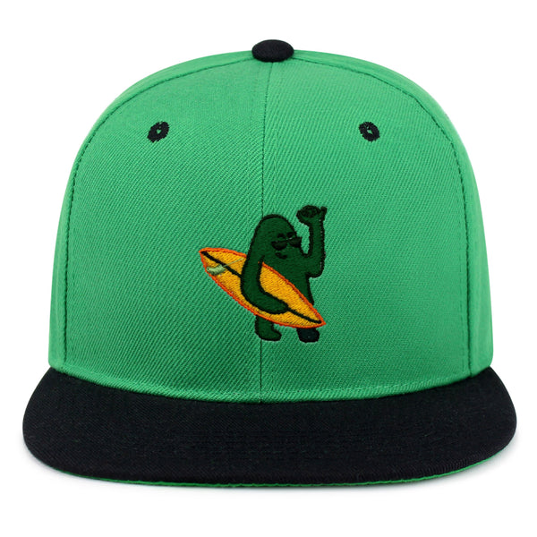 Hola Snapback Hat Embroidered Hip-Hop Baseball Cap Surfing Green