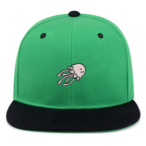 Jellyfish Snapback Hat Embroidered Hip-Hop Baseball Cap Fish Nature