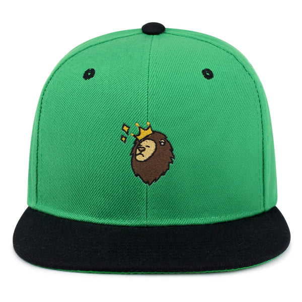 Lion Snapback Hat Embroidered Hip-Hop Baseball Cap Zoo King