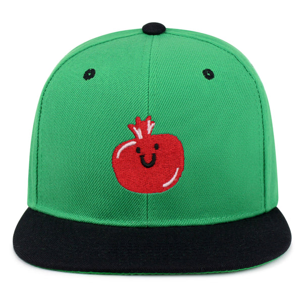 Pomegranate Snapback Hat Embroidered Hip-Hop Baseball Cap Fruit Grenade