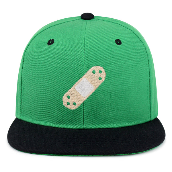 Bandage Snapback Hat Embroidered Hip-Hop Baseball Cap Aid Funny