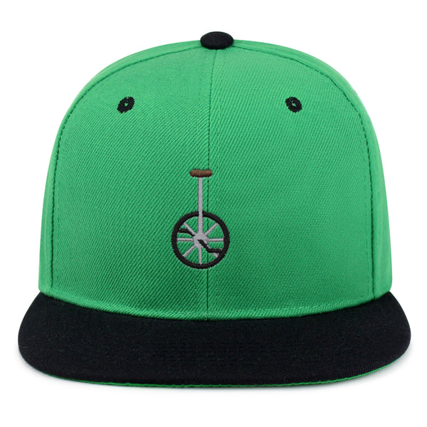 Unicycle Snapback Hat Embroidered Hip-Hop Baseball Cap Circus Bicycle