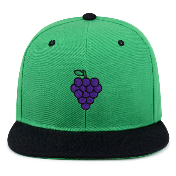 Grapes  Snapback Hat Embroidered Hip-Hop Baseball Cap Fruit