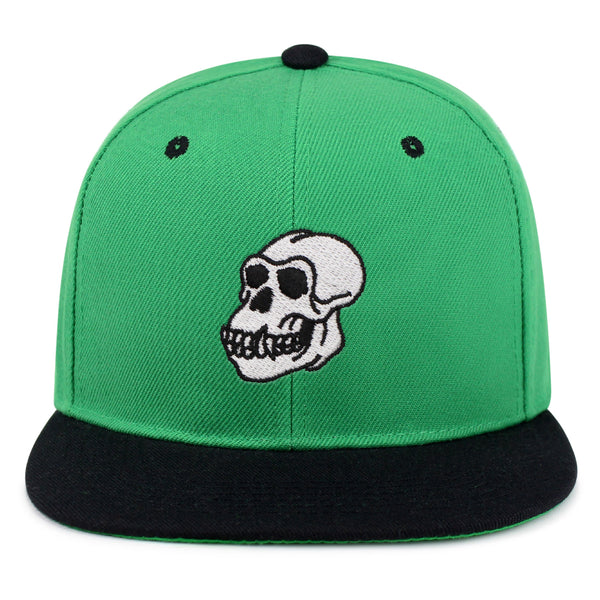 Gorilla Skull Snapback Hat Embroidered Hip-Hop Baseball Cap Skelton