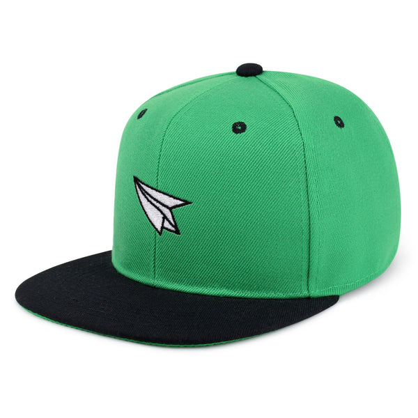 Paper Airplane Snapback Hat Embroidered Hip-Hop Baseball Cap Plane Sky