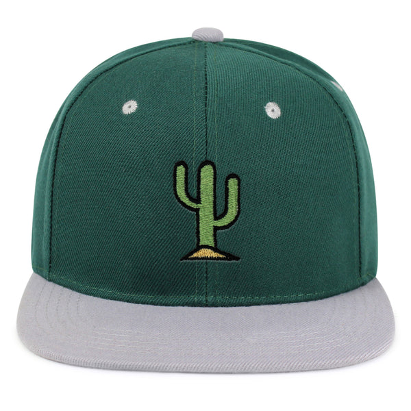 Cactus Snapback Hat Embroidered Hip-Hop Baseball Cap Desert Hot