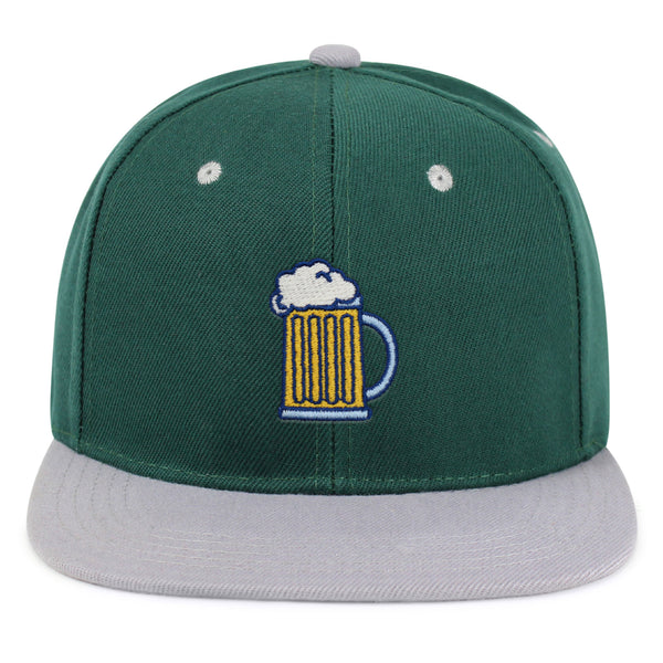 Beer Mug Snapback Hat Embroidered Hip-Hop Baseball Cap Pub Mug