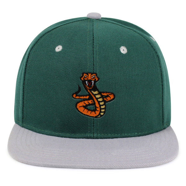 Rattlesnake Snapback Hat Embroidered Hip-Hop Baseball Cap Snake