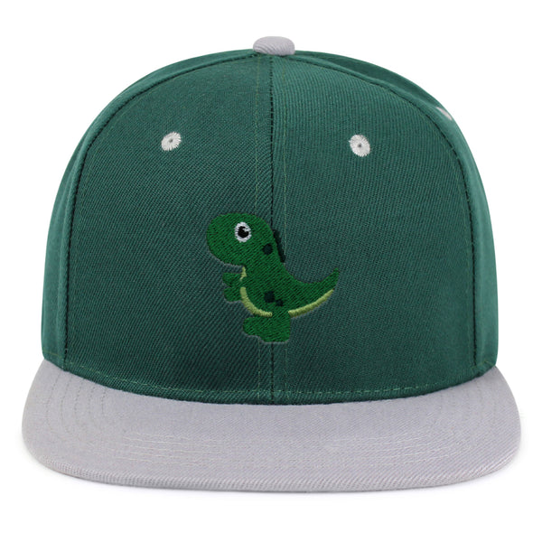 Tyrannosaurus Rex Dinosaur Snapback Hat Embroidered Hip-Hop Baseball Cap  Kid Dino