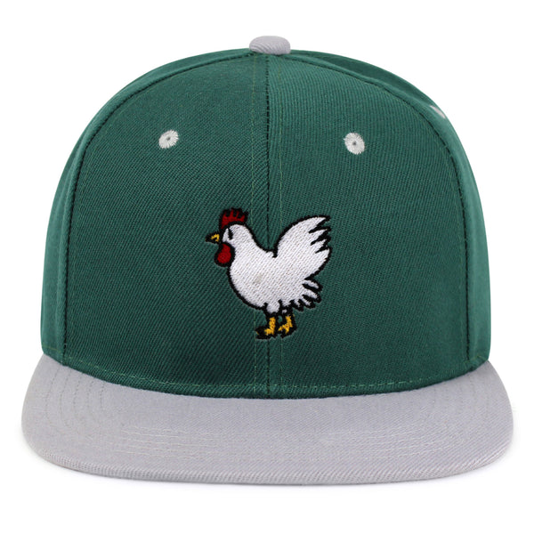 Chicken Snapback Hat Embroidered Hip-Hop Baseball Cap Chick Fried