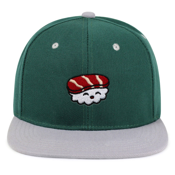 Sushi Snapback Hat Embroidered Hip-Hop Baseball Cap Sashimi Japanese