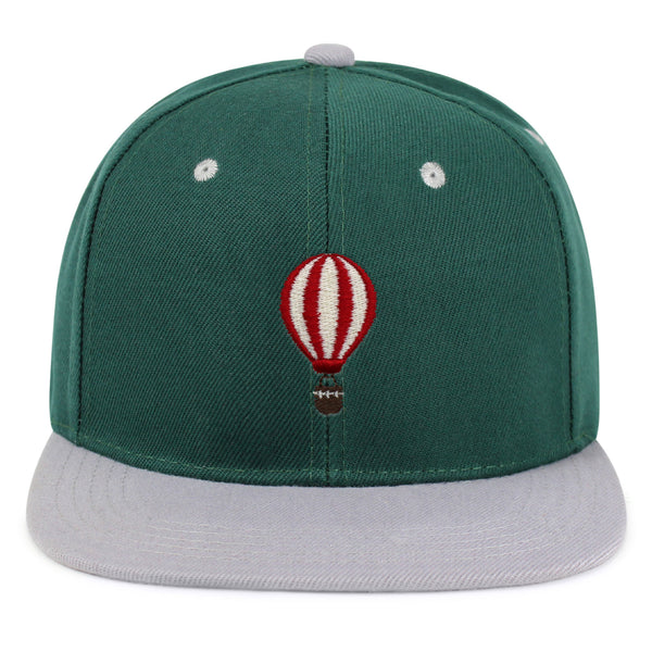 Hot Air Ballon Snapback Hat Embroidered Hip-Hop Baseball Cap Travel Fly Sky