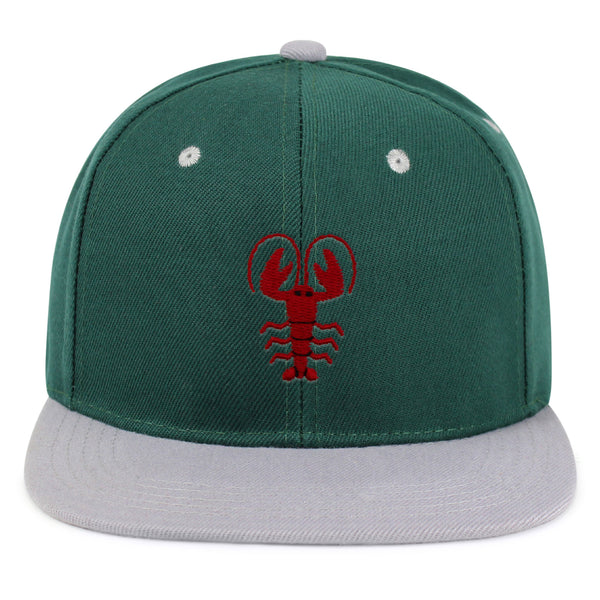 Lobster Snapback Hat Embroidered Hip-Hop Baseball Cap Shellfish Foodie