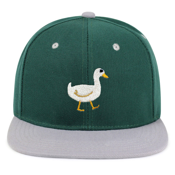 Duck Snapback Hat Embroidered Hip-Hop Baseball Cap Bird Lake