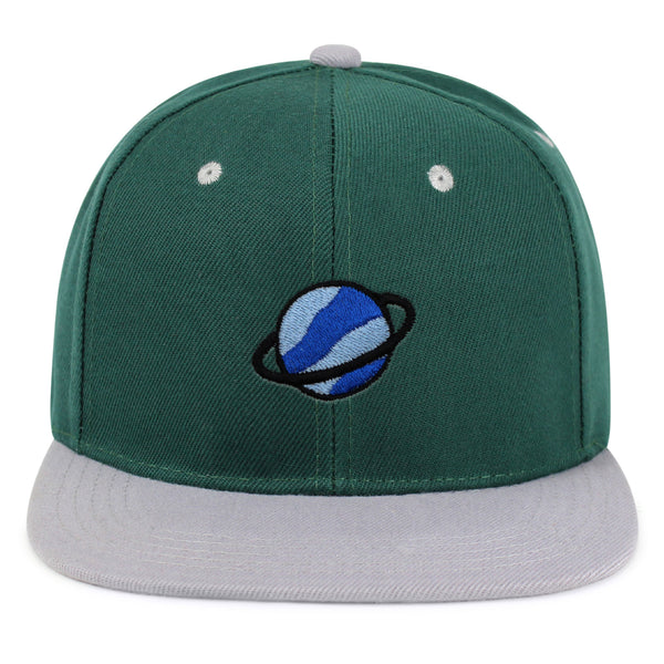 Planet Snapback Hat Embroidered Hip-Hop Baseball Cap Space