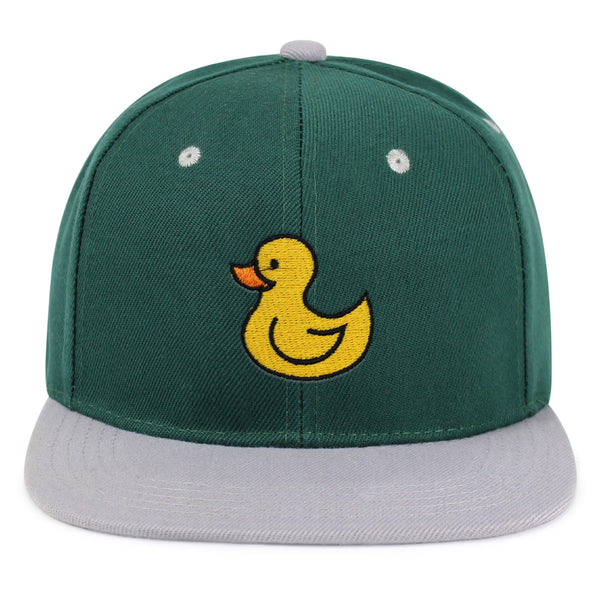 Duck Snapback Hat Embroidered Hip-Hop Baseball Cap Rubberduck Toy