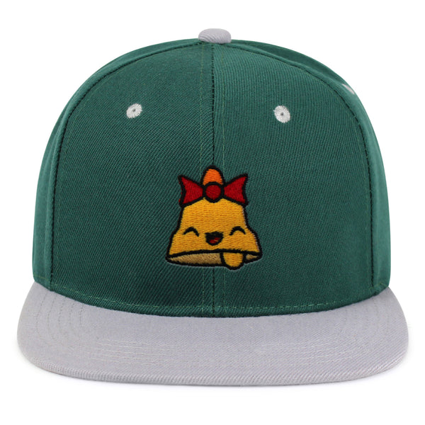 Bell Snapback Hat Embroidered Hip-Hop Baseball Cap Church Yellow