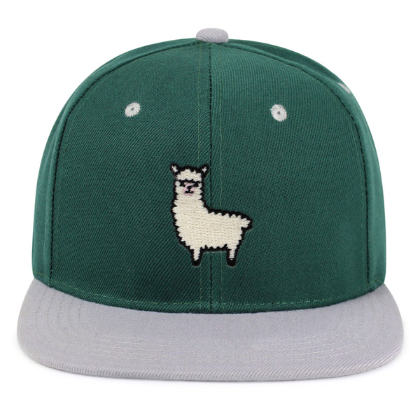 Alpaca Snapback Hat Embroidered Hip-Hop Baseball Cap Peru Peruvian