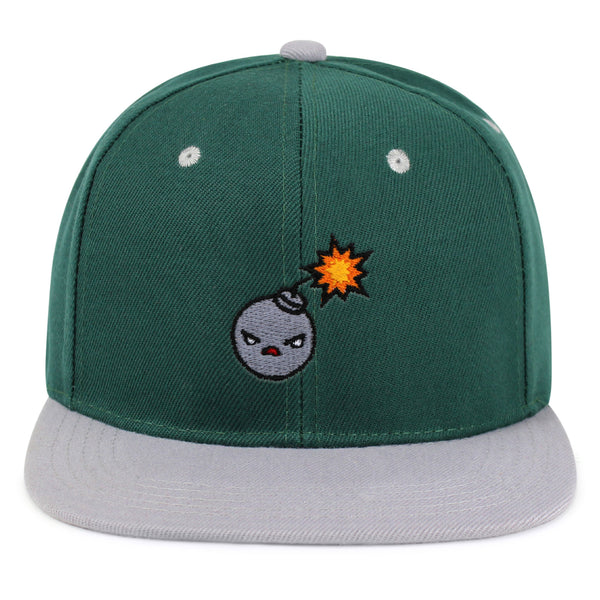 Bomb Snapback Hat Embroidered Hip-Hop Baseball Cap War Combat